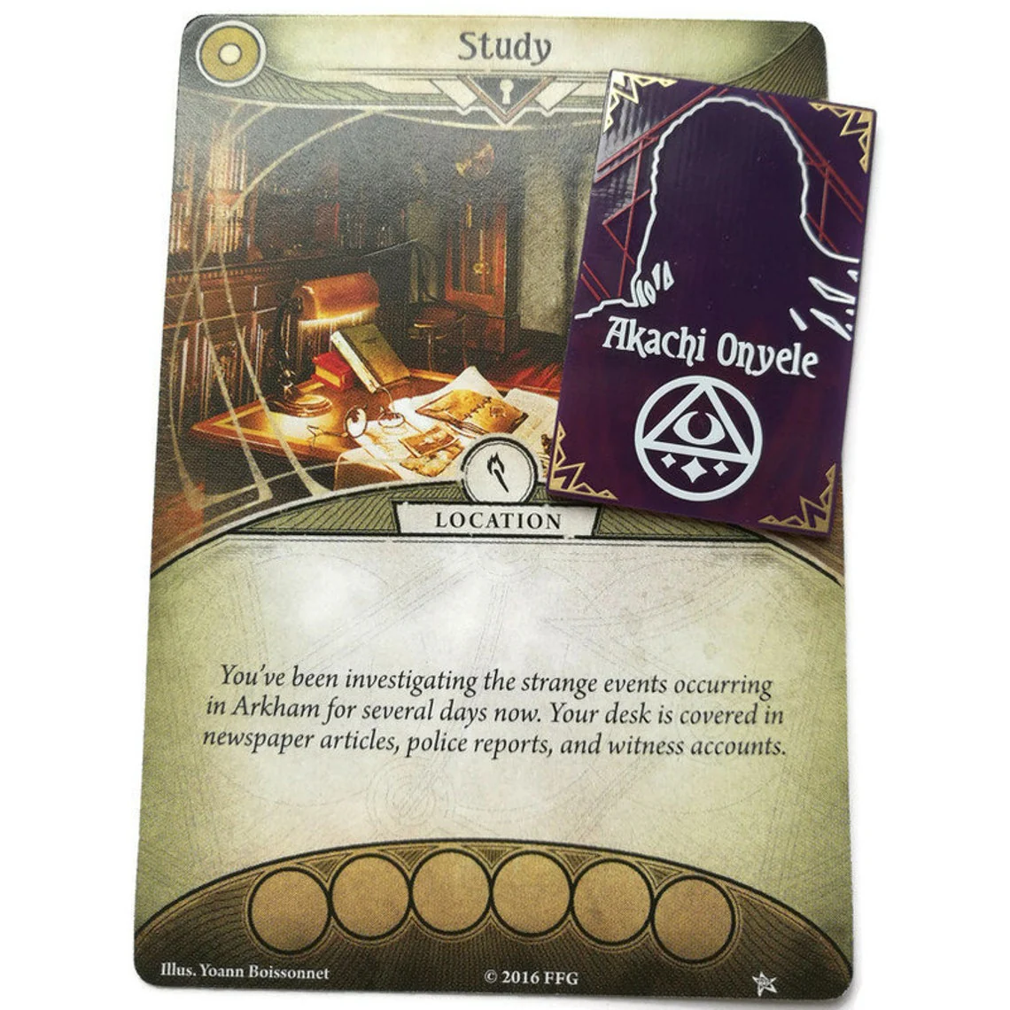 Arkham Horror LCG Tokens Mini Portraits -- Akachi - Image 3